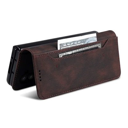AZNS For Samsung Galaxy Z Fold6 5G Case Leather Phone Cover with Wallet Stand
