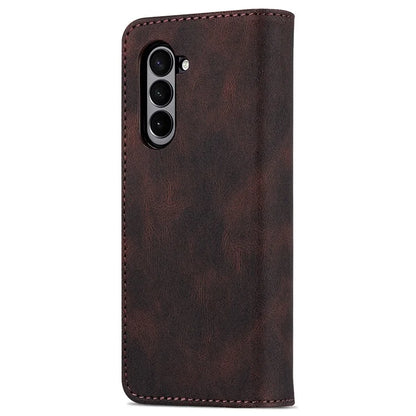AZNS For Samsung Galaxy Z Fold6 5G Case Leather Phone Cover with Wallet Stand