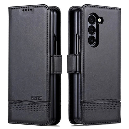 AZNS For Samsung Galaxy Z Fold6 5G Case Wallet PU Leather+PC Phone Cover