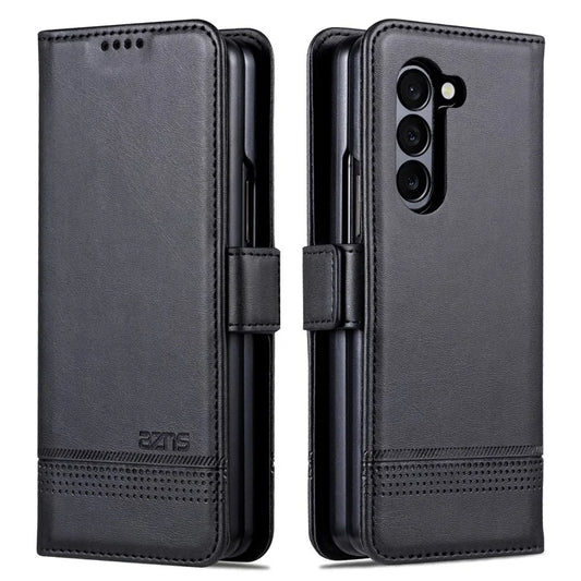 AZNS For Samsung Galaxy Z Fold6 5G Case Wallet PU Leather+PC Phone Cover