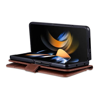 AZNS For Samsung Galaxy Z Fold6 5G Case Wallet PU Leather+PC Phone Cover