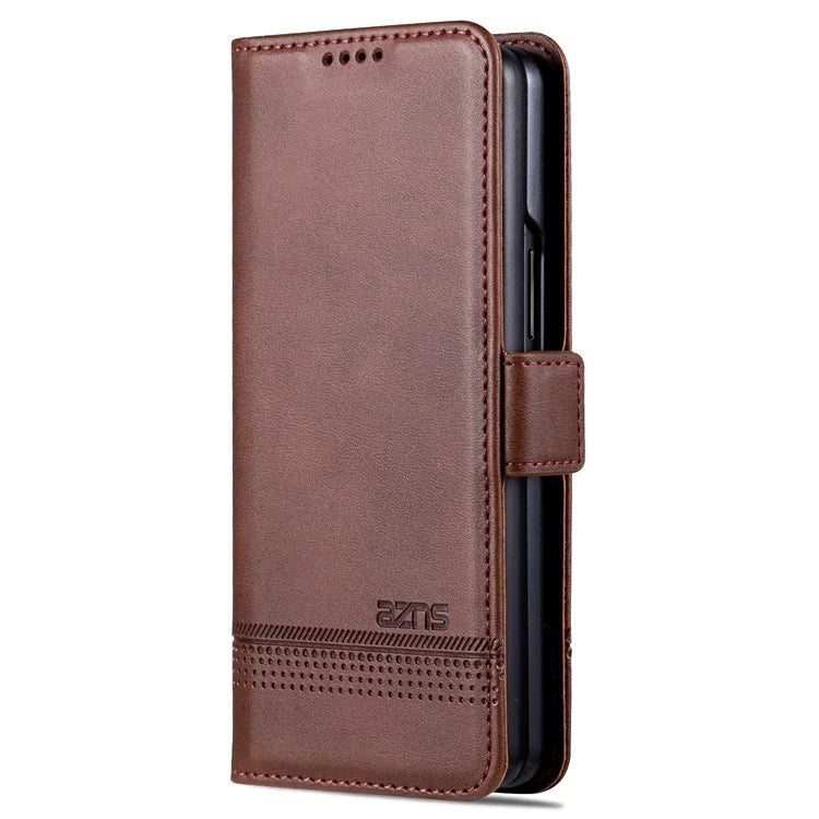 AZNS For Samsung Galaxy Z Fold6 5G Case Wallet PU Leather+PC Phone Cover