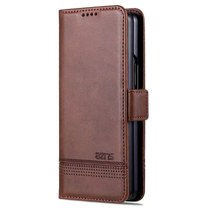 AZNS For Samsung Galaxy Z Fold6 5G Case Wallet PU Leather+PC Phone Cover