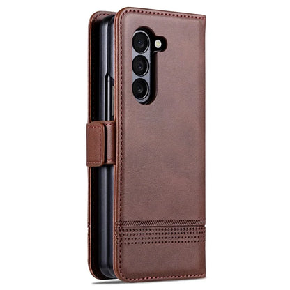 AZNS For Samsung Galaxy Z Fold6 5G Case Wallet PU Leather+PC Phone Cover