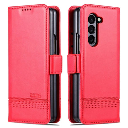 AZNS For Samsung Galaxy Z Fold6 5G Case Wallet PU Leather+PC Phone Cover
