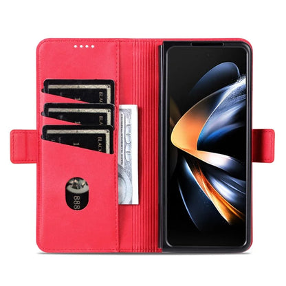AZNS For Samsung Galaxy Z Fold6 5G Case Wallet PU Leather+PC Phone Cover