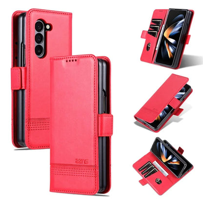 AZNS For Samsung Galaxy Z Fold6 5G Case Wallet PU Leather+PC Phone Cover