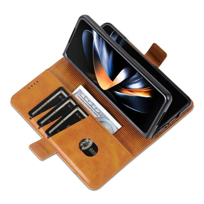 AZNS For Samsung Galaxy Z Fold6 5G Case Wallet PU Leather+PC Phone Cover