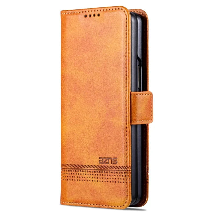AZNS For Samsung Galaxy Z Fold6 5G Case Wallet PU Leather+PC Phone Cover