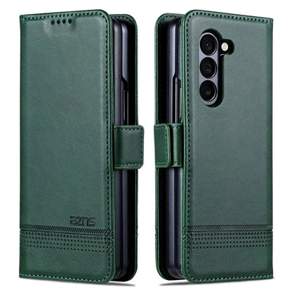 AZNS For Samsung Galaxy Z Fold6 5G Case Wallet PU Leather+PC Phone Cover