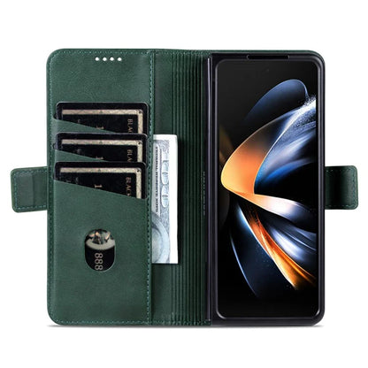 AZNS For Samsung Galaxy Z Fold6 5G Case Wallet PU Leather+PC Phone Cover