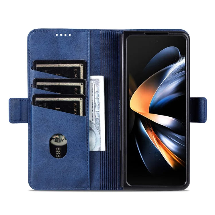 AZNS For Samsung Galaxy Z Fold6 5G Case Wallet PU Leather+PC Phone Cover