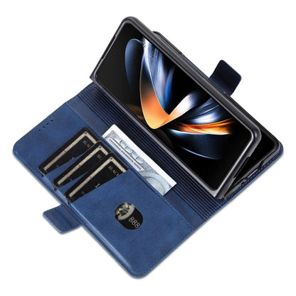 AZNS For Samsung Galaxy Z Fold6 5G Case Wallet PU Leather+PC Phone Cover