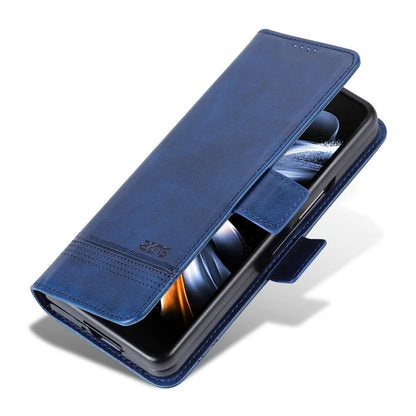 AZNS For Samsung Galaxy Z Fold6 5G Case Wallet PU Leather+PC Phone Cover