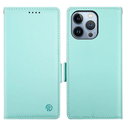 DF-010 For iPhone 13 Pro Case Full Protection PU Leather Phone Cover with Wallet