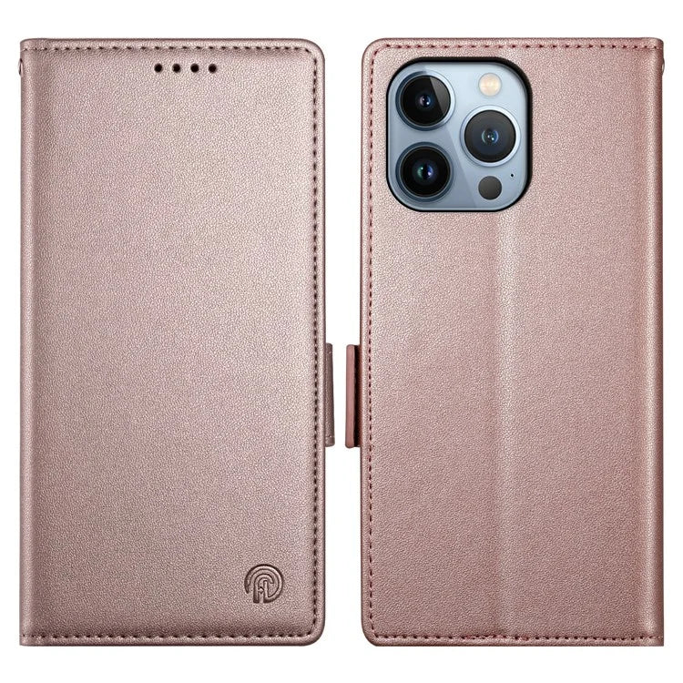 DF-010 For iPhone 13 Pro Max Case PU Leather Wallet Stand Phone Cover