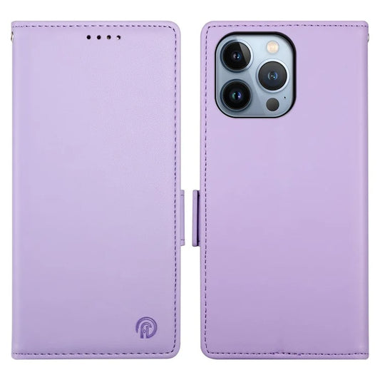 DF-010 For iPhone 13 Pro Max Case PU Leather Wallet Stand Phone Cover