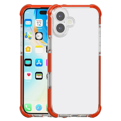 Clear Mobile Phone Case for iPhone 16 TPU+TPE+PC Phone Cover