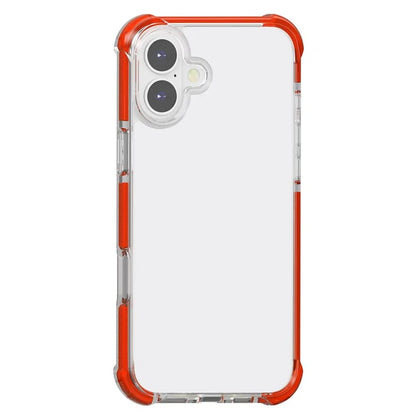 Clear Mobile Phone Case for iPhone 16 TPU+TPE+PC Phone Cover