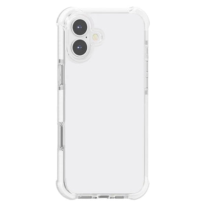 Clear Mobile Phone Case for iPhone 16 TPU+TPE+PC Phone Cover