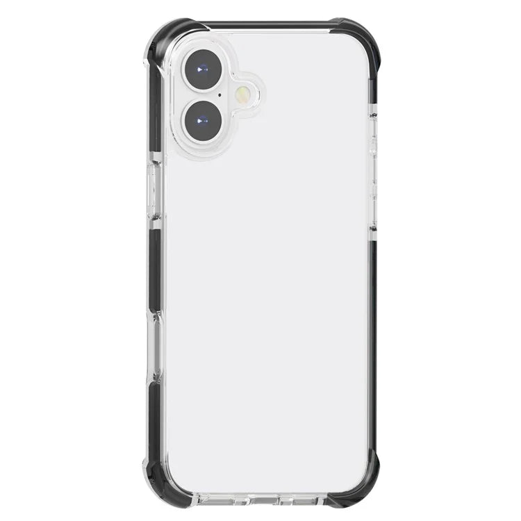 Clear Mobile Phone Case for iPhone 16 TPU+TPE+PC Phone Cover