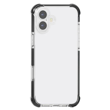 Clear Mobile Phone Case for iPhone 16 TPU+TPE+PC Phone Cover
