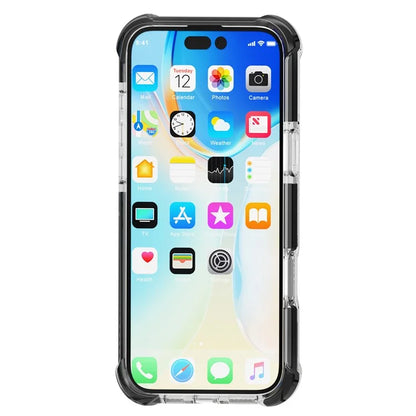 Clear Mobile Phone Case for iPhone 16 TPU+TPE+PC Phone Cover