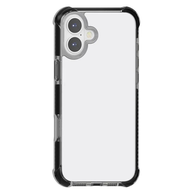 Clear Mobile Phone Case for iPhone 16 TPU+TPE+PC Phone Cover
