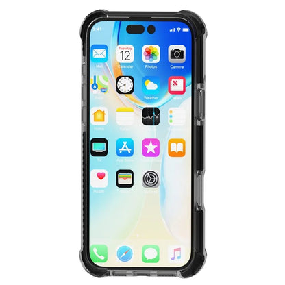 Clear Mobile Phone Case for iPhone 16 TPU+TPE+PC Phone Cover