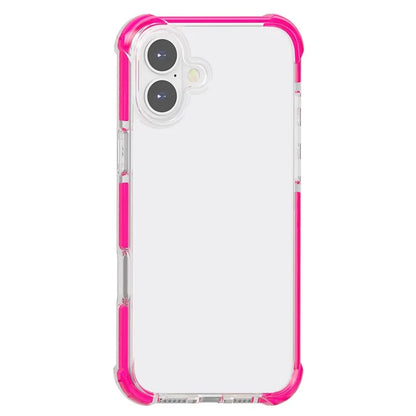 Clear Mobile Phone Case for iPhone 16 TPU+TPE+PC Phone Cover