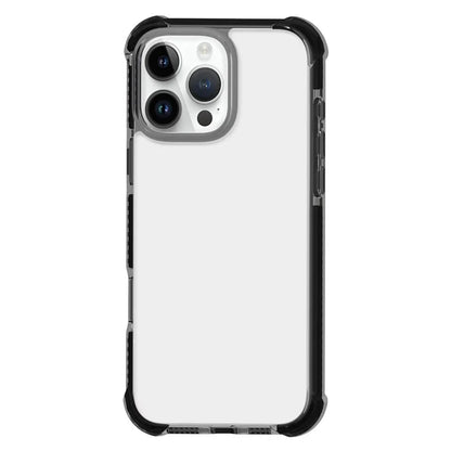 For iPhone 16 Pro Max Clear Mobile Phone Case Shockproof TPU+TPE+PC Phone Cover