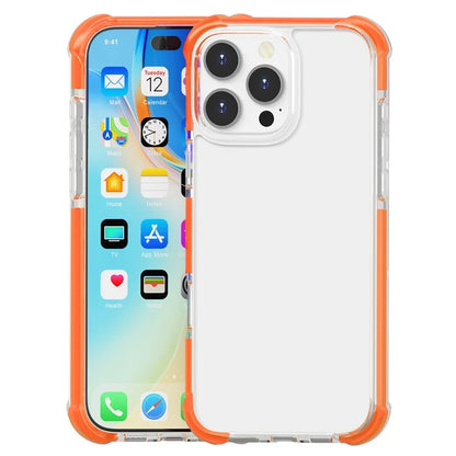For iPhone 16 Pro TPU+TPE+PC Phone Cover Clear Mobile Phone Case