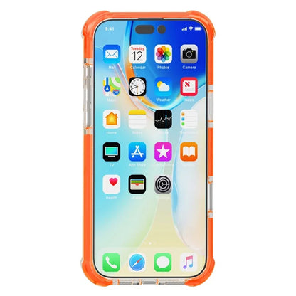 For iPhone 16 Pro TPU+TPE+PC Phone Cover Clear Mobile Phone Case