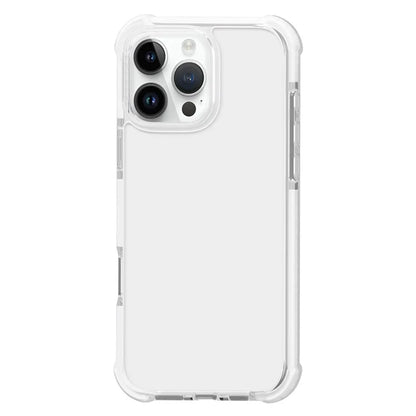 For iPhone 16 Pro TPU+TPE+PC Phone Cover Clear Mobile Phone Case