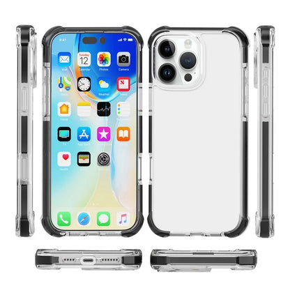 For iPhone 16 Pro TPU+TPE+PC Phone Cover Clear Mobile Phone Case