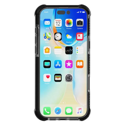 For iPhone 16 Pro TPU+TPE+PC Phone Cover Clear Mobile Phone Case