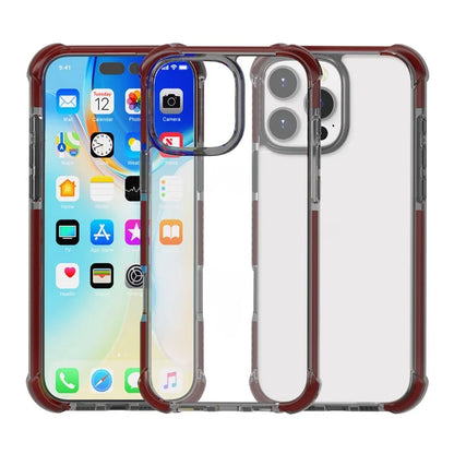 For iPhone 16 Pro TPU+TPE+PC Phone Cover Clear Mobile Phone Case