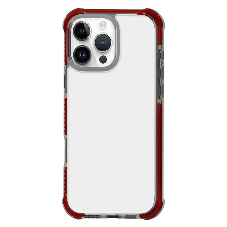 For iPhone 16 Pro TPU+TPE+PC Phone Cover Clear Mobile Phone Case