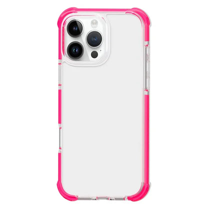 For iPhone 16 Pro TPU+TPE+PC Phone Cover Clear Mobile Phone Case