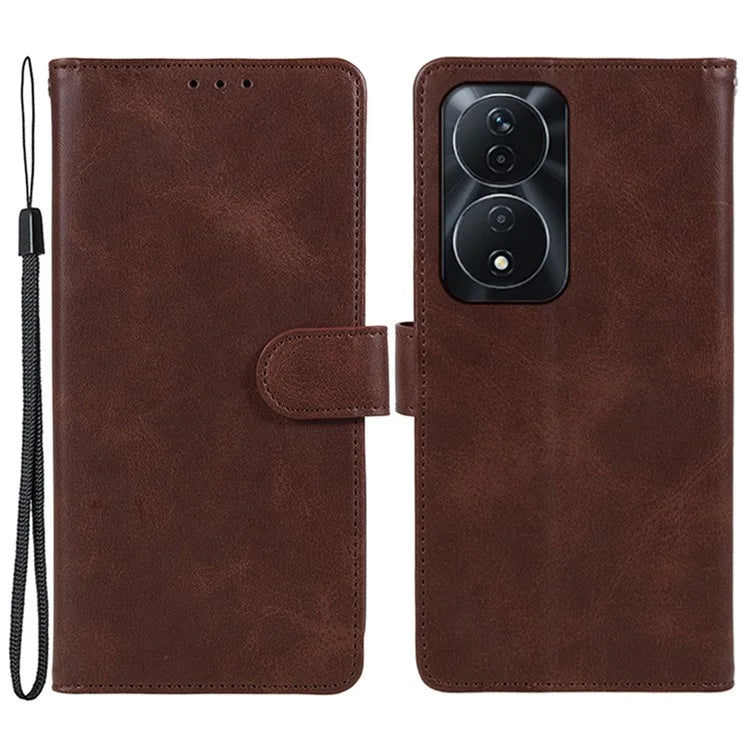 For Honor 90 Smart Wallet Case Calf Texture Folio Flip Leather Phone Cover