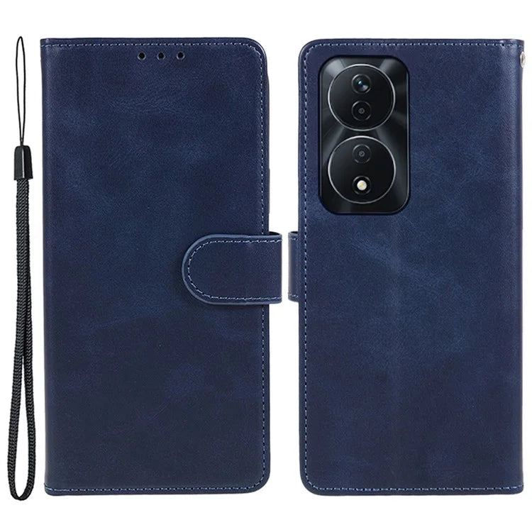 For Honor 90 Smart Wallet Case Calf Texture Folio Flip Leather Phone Cover