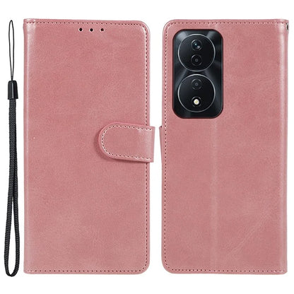 For Honor 90 Smart Wallet Case Calf Texture Folio Flip Leather Phone Cover