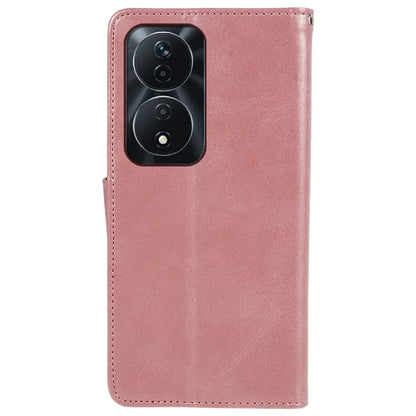 For Honor 90 Smart Wallet Case Calf Texture Folio Flip Leather Phone Cover