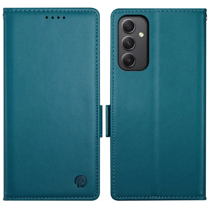 DF-010 For Samsung Galaxy A35 5G Case Leather Phone Cover with Side Magnetic Clasps