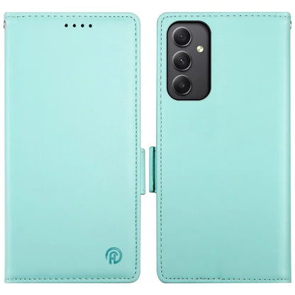 DF-010 For Samsung Galaxy A35 5G Case Leather Phone Cover with Side Magnetic Clasps