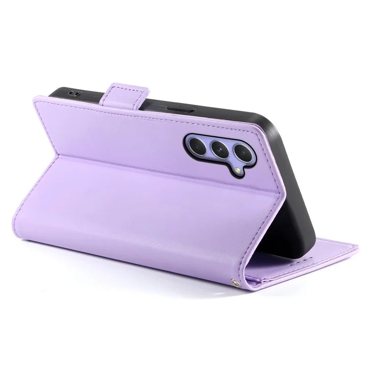 DF-010 For Samsung Galaxy A54 5G Case Magnetic Clasp Leather Stand Phone Cover