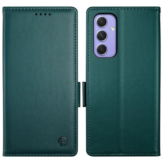 DF-010 For Samsung Galaxy A55 5G Case Magnetic Side Clasps PU Leather Wallet Phone Cover