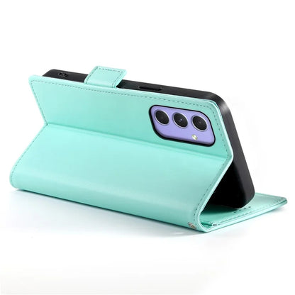 DF-010 For Samsung Galaxy A55 5G Case Magnetic Side Clasps PU Leather Wallet Phone Cover