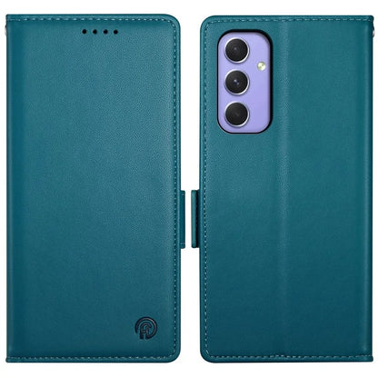 DF-010 For Samsung Galaxy A55 5G Case Magnetic Side Clasps PU Leather Wallet Phone Cover