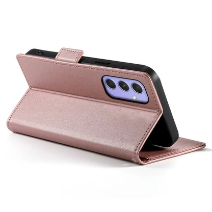 DF-010 For Samsung Galaxy A55 5G Case Magnetic Side Clasps PU Leather Wallet Phone Cover